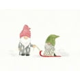 thumbnail image 2 of Jackson, Jenaya 18x15 White Modern Wood Framed Museum Art Print Titled - Winter Gnomes III Bright, 2 of 4