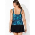 thumbnail image 2 of Swimsuits for All Chlorine Resistant Classic Tankini Set With Skirt, 2 of 4