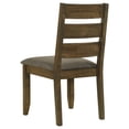 thumbnail image 5 of Benjara Wooden Ladder Back Dining Chairs- Knotty Nutmeg & Brown (Set of 2), 5 of 8