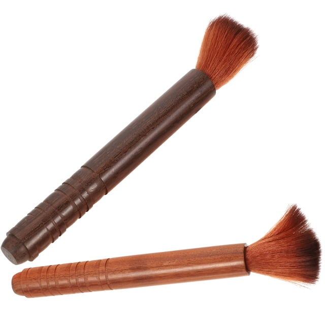Minkissy 2Pack Automotive Detail Brushes Assorted Color for Musicians Instrument Users 15.8x0.7x0.7in
