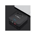 thumbnail image 2 of Adaptador Bluetooth 5.0 con NFC para Auto - Transmisor/Receptor AUX, USB y Tarjeta TF - Compatible con TV/PC (3.5mm/RCA) - Sonido Estéreo HD - Color Negro - 15m Alcance, 2 of 2