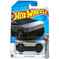 Die‑Cast Truck – Silver Electric Tes Pickup Mini Vehicle (1:64 Scale)