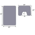 thumbnail image 4 of 2 Piece Bathroom Rug Set Bath Rug, Contour Mat., 4 of 4