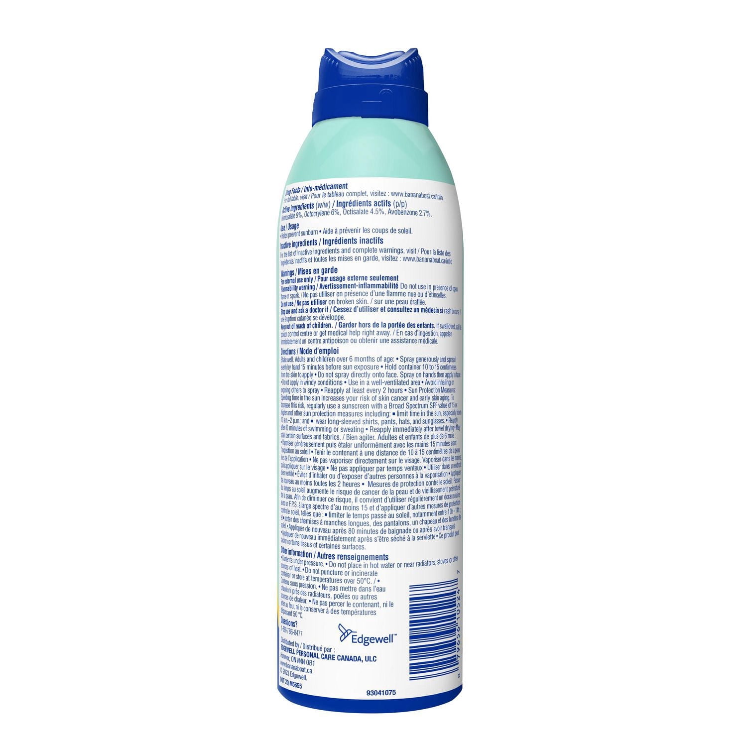 Écran solaire Protection quotidienne à FPS 50+ en vaporisateur pour usage quotidien de Banana Boat 226 g