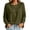 #01Dark Green, variant on Womens Crewneck Knit Sweater Solid Color Long Sleeve Loose Knitted Pullover Casual Fashion Outer Top Green L