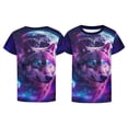 thumbnail image 5 of WOYY Girls 3D Graphic Tee Short Sleeve T-Shirt Kids Casual Crewneck T Shirt, Sizes 18-24 Months, 5 of 5