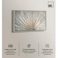 thumbnail image 3 of Art Remedy Elegant Glam Art Canvas, 54" x 36", Silver Frame, Auric Burst II, 3 of 7