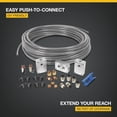 thumbnail image 2 of Klutch 1/2in., 100ft. Master Kit Compressed Air Piping System, 2 of 5