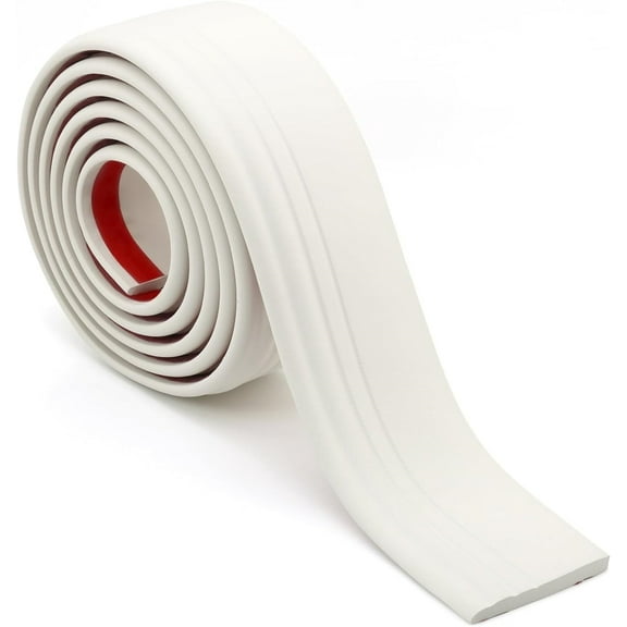 Wall Molding Trim & Chair Rail,Bexikou Wall Base Moulding Trim,Self-Adhesive Panel Moulding,DIY Home Decor on Cabinet Door Mirror Frame, 6.56ft