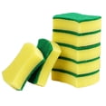 thumbnail image 1 of Esponja para lavar platos para limpieza de cocina, esponja de microfibra suave ecológica que no raya, descontaminación fuerte, ideal para uso doméstico en el baño (paquete de 20), 1 of 6