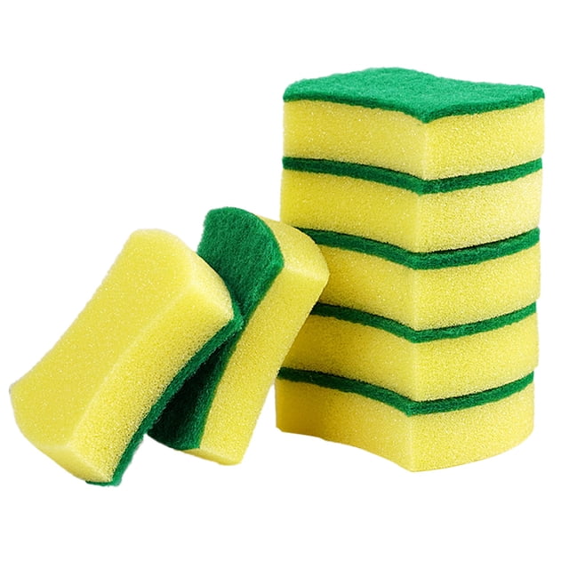 Esponja para lavar platos para limpieza de cocina, esponja de microfibra suave ecológica que no raya, descontaminación fuerte, ideal para uso doméstico en el baño (paquete de 20)