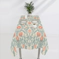 thumbnail image 6 of William Morris Tablecloth, Original Design Vintage Nature Floral Rustic Botanical Print Table Cover for Kitchen Dinning Room Party Picnic Decor, (Honeysuckle) 60x102inch, 6 of 6