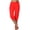 Hot Pink, variant on Staron Women's Cropped Pants High Waist Casual Loose Yoga Capris with Pockets Soft Stretchy Workout Lounge Outdoor Sports Pants, Red XL