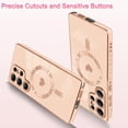 thumbnail image 4 of Funda magnética AIGOMARA para Samsung Galaxy S25 Ultra Pink, 4 of 6