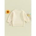 thumbnail image 4 of Bslissey Kids Baby Girls Knit Sweater 6M 12M 24M 3T 4T Long Sleeve Flower Pattern Pullovers Toddler Casual Jumpers Tops Infant Warm Knitwear Cute Daily Clothes, 4 of 9