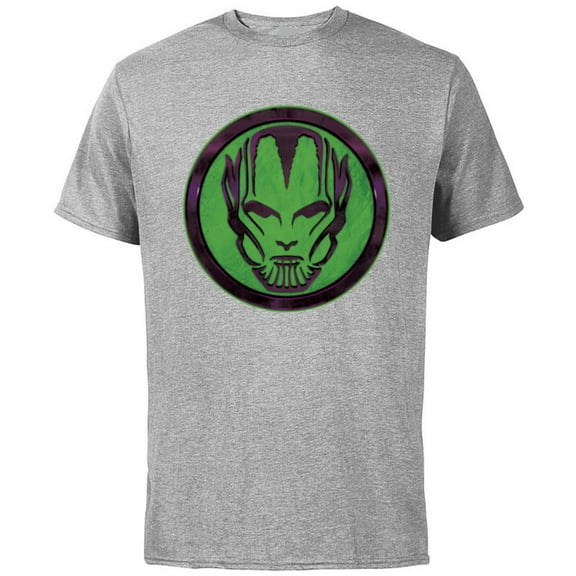 Marvel Studios Secret Invasion Skrull Icon Disney - Short Sleeve Cotton T-Shirt for Adults - Customized-Athletic Heather