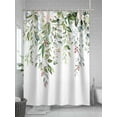 thumbnail image 5 of Shower Curtains Watercolor Eucalyptus Leaves Bath Curtain Flowers Berry Plant Waterproof Bathroom Shower Curtain Set with Hooks Decoration 36 x 72 Inches, 5 of 7