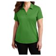 thumbnail image 2 of Yellow Rooster Women's Diamond Jacquard Polyester Polo Vine Green S, 2 of 6