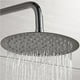 thumbnail image 5 of Inteprter Alcachofa de ducha cuadrada redonda Superficie grande 8 10 12 Cromo Acero inoxidable Agua Lluvia arriba Juegos de accesorios de baño No.2 Inteprter  HA025924-02, 5 of 6