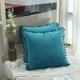 thumbnail image 4 of Dinheiro Funda de Almohada Lisa de Terciopelo Granular Suave de 2 Piezas Adecuada para sofá Dormitorio Coche, 18x18", 4 of 5