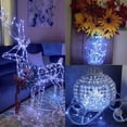 thumbnail image 4 of YEGUO Luces solares de hadas para exteriores, impermeables, paquete de 4 cada una, 33 pies, 100 luces LED solares, color blanco, 8 modos, luces solares de alambre plateado, 4 of 5
