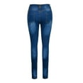 thumbnail image 5 of Skksst Ladies Skinny Casual Jean Women's Denim Pant Solid Jean, 5 of 5