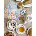 thumbnail image 4 of Easter Kitchen Dish Towels for Drying Dishes Set of 4, Spring Eggs Rabbit Ear Flowers Wooden Grain Waffle Weave Microfiber Hand Tea Bathroom Towels Quick Dry & Absorbent Towel 15.7x23.6, 4 of 7