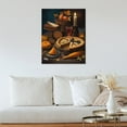 thumbnail image 4 of Lots of Food Poster Canvas- Perfect for Wall Artrations, Dining Room Decor, Bedroom Art, Wall Decor Living Room, Wall Art, Frameless 8x10inch, 4 of 7