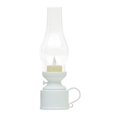 thumbnail image 4 of Luz de vela sin llama Retro, lámpara de mesa con batería realista, lámpara LED, farol decorativo para mesa, iglesia, Festival, decoración, ornamento blanco mayimx Vela sin llama, 4 of 9