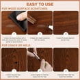 thumbnail image 3 of SEISSO 17 Pieces Furniture Touch-Up Kit,6 Markers, 6 Wax Sticks, 1 Sharpener, Deal on Sale Clearance, 3 of 6