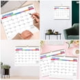 thumbnail image 4 of Miangastore Calendrier Mural Calendrier en Anglais Calendrier Mensuel Calendrier Mural pour Usage Quotidien, 4 of 7