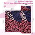 thumbnail image 5 of Pink and Black Of Leopard Print Toddler Nap Mats for Kids Preschool,Sleeping Mat Bag or Kids,Toddler Sleeping Bag,Toddler Nap Mat or Daycare, 5 of 6