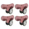 thumbnail image 6 of WEUVEB 2Pairs Rose Gold Suitcase Caster Wheels Replacement Quiet Smooth Swivel Design, 6 of 8