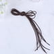 thumbnail image 5 of 10 pares de cordones redondos encerados para zapatos, finos y accesorios para zapatos de vestir chukka (marrón oscuro), 5 of 8