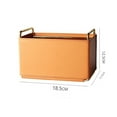 thumbnail image 4 of CHUNYAN Leather Storage Basket, Storage Box for Living Room, Desktop, Jewelry, Home Decoration, Luxury, 4 of 6