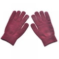 thumbnail image 2 of Women Solid Knitted Gloves Woolen Warm Winter Full Finger Gloves, 2 of 5