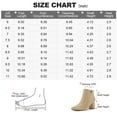 thumbnail image 7 of BOCCA Women's Ankle Boots Chunky Block Low Heel Comfortable Pointed Toe Side V Cutout Dressy Office Booties with Zipper, 7 of 7