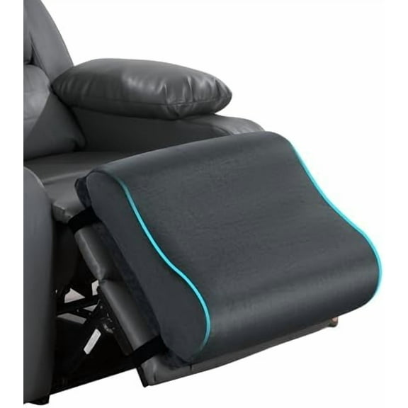 Adjustable Recliner Leg Rest Cushion, Widen and Thicken Recliner Footrest Extender, Wave Shape Lumbar Support Pillow with Adjustable Elastic Straps, Suitable for Bed Chair Sofa Back Support$$Bedding