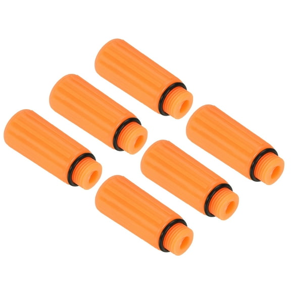 Uxcell Air Compressor Oil Cap, 6 Pack 15.5mm Replacement Oil Breather Vent Cap, Yellow