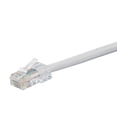 thumbnail image 2 of Monoprice Cat6 Ethernet Patch Cable - 1 Feet - White, RJ45, Stranded, 550Mhz, UTP, Pure Bare Copper Wire, 24AWG - Zeroboot Series, 2 of 2