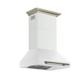 thumbnail image 2 of Forno Aria 30 Inch Wall-Mounted Range Hood in White, 2 of 5
