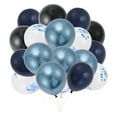 thumbnail image 1 of Globos de látex únicos para fiestas con cinta, globos de helio redondos de 10 pulgadas para decoración de bodas, graduaciones, aniversarios y cumpleaños, 20 piezas, 1 of 6