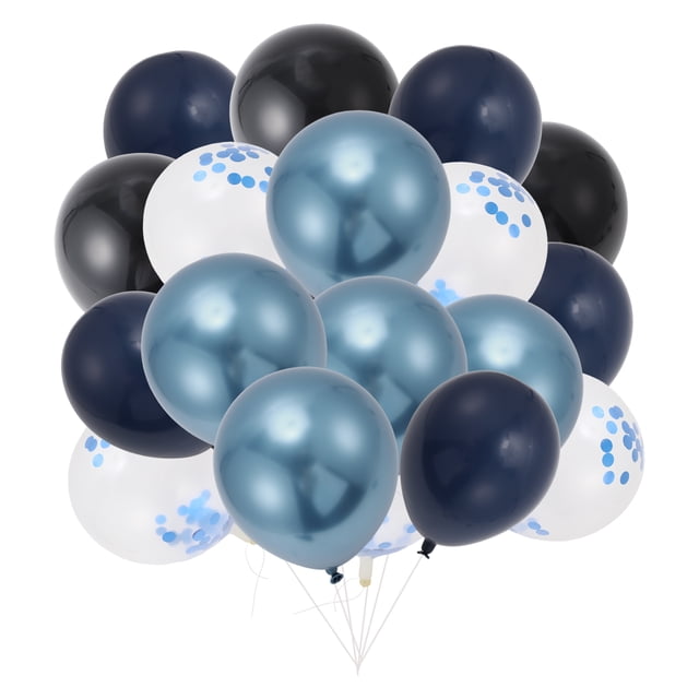Globos de látex únicos para fiestas con cinta, globos de helio redondos de 10 pulgadas para decoración de bodas, graduaciones, aniversarios y cumpleaños, 20 piezas