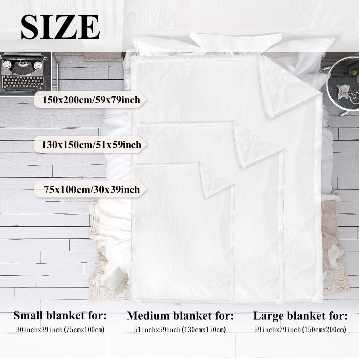 Rustic Skull Sunflower Flannel Fleece Blanket Floral Skull Flannel Soft Plush Throw Blanket Cozy Blankets for Bed Chair Car Sofa Couch Bedroom, 130*150cm