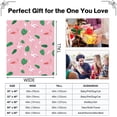 thumbnail image 6 of Flamingo Gifts for Women Fuzzy Blanket, Plush Blanket, Fluffy Blanket, Bed Throw Blanket Gifts for Girls Cozy Gifts for Men, Kids Blanket, Bedroom Decor 30x40 Inch, 6 of 9