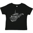thumbnail image 3 of Inktastic West Virginia State Word Salad Boys or Girls Toddler T-Shirt, 3 of 5