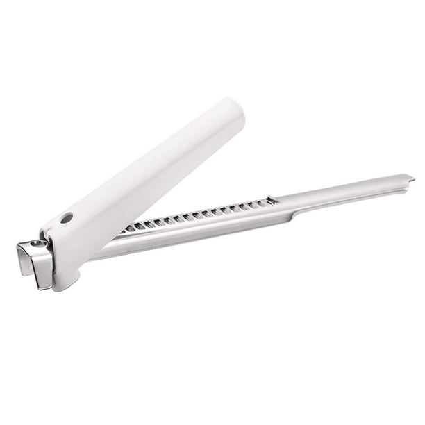 Kunovo Abridor De Tarros Para Manos Débiles Abridor De Tarros Para Personas Mayores Con Artritis Pinza Ajustable Para Abrir Tarros (Blanco)