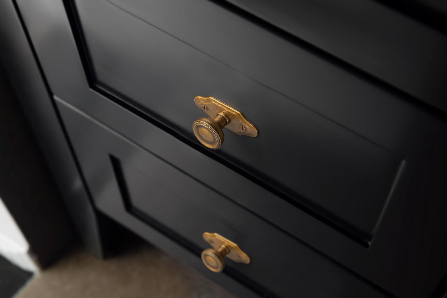 Goo-Ki 12 Pack Antique Brass Cabinet Knobs with Backplate for Drawer Cupboard, Vintage Bronze 1.3" Dia Drawer Knob Pulls Handle Zinc Alloy Hardware