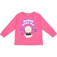 thumbnail image 3 of Inktastic Jesus Loves Me Cute Lamb and Flowers Boys or Girls Long Sleeve Toddler T-Shirt, 3 of 5