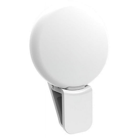Selfie Round Light, Phone Round light Clip On For iPhone Camera Laptop UK I3L1